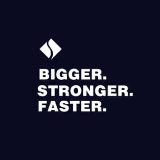 Bigger. Stronger. Faster. podcast logo